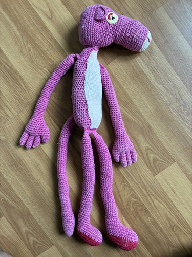 Panthère rose vintage - rose, peluche