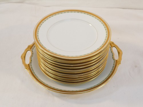 Service tarte porcelaine - tarte,