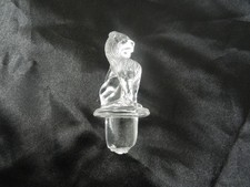 Antique Lion Shaped Glass Cap / Bottle Carafe About Legras?