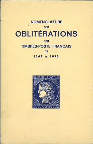 Catalogue des oblitérations - des,