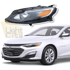 For 2019-2024 Chevrolet Malibu Driver Side HALOGEN Headlight (w/ Bulb) LH