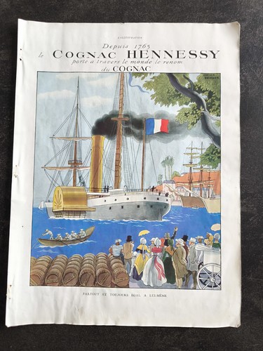 Affiche publicitaire presse - de,
