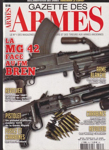 Gazette des armes 516 42 - armes, mg