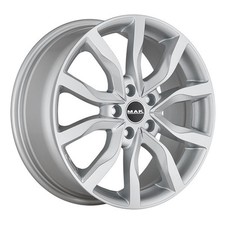 JANTES ROUES MAK HIGHLANDS POUR RENAULT LAGUNA III 7X17 5X114,3 SILVER UH7