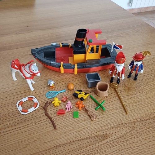 Playmobil noel bateau vapeur - ,bateau,