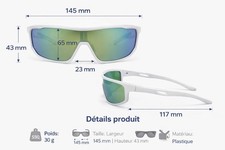 Lunettes de sport UV400 homme