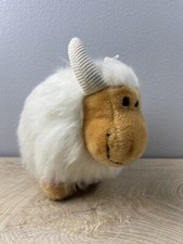 Dakin Fun Farm Yak Mountain Goat Ram Plush 8" Vintage 1983 Stuffed Animal Toy