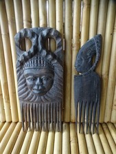 x2 Peigne Africain en bois