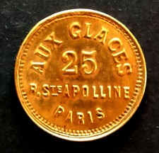 Jeton maison close "Aux