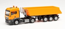 Herpa 314589 - Camion semi-remorque benne MAN TGS TM Schmitz - HO (1:87)