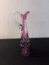 Carafe en cristal overlay