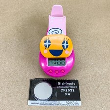 Tamagotchi Watch Pink Tama-Watchi Bandai Gotchi Gear with Battery NOT WORKING
