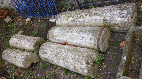 Rouleau pierre ancien - rouleau,