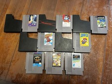 Lot De 8 Bons Jeux Nintendo NES FRA En Loose