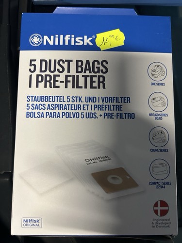 Sacs aspirateur nilfisk - x5,