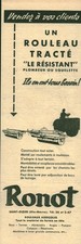 Publicité ancienne rouleaux