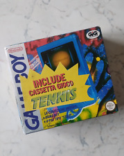 Game Boy Classic Play It Loud Blue Blue Gig Nintendo 100% CIB tennis incl OG