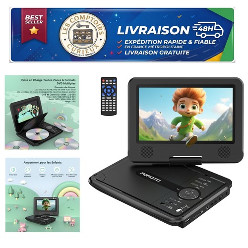 Lecteur dvd portable - lecteur,