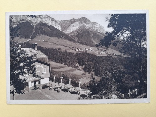 Cpa montmin - montmin, savoie)
