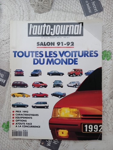 Auto journal salon 1991 - l'auto-journal, 1991-92