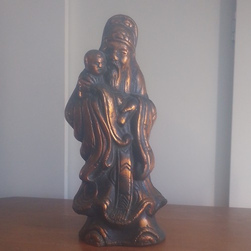 Ancienne statue bronze dieu - ancienne,