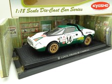 Kyosho 1/18 - Lancia Stratos HF Alitalia Rallye Monte Carlo 1975