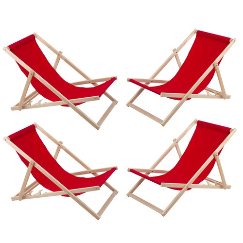 Lot chaises longues - de, 4