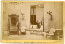 France, Palais de Compiègne, former toilet cabinet of the Empress, 1887, 