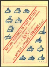 FIRMINY (42) STEEL & FORGING / MALLEABLE CAST IRON "A.F.Y."