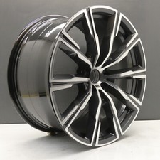 BMW X5 X6 M Sport 20 " 740M Alliage Jante Brunoises 10.5J OEM Arrière Véritable