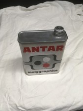 bidon d'huile ancien en tole Antar molygraphite