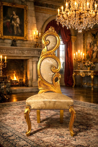 Imposante chaise haut - chaise,