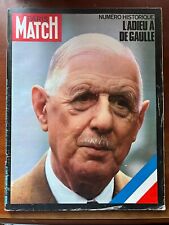 Paris Match Magazine 21/10/1970; Numéro historique Adieu Général De Gaulle