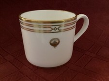 Vintage fine porcelain Demi-tasse cup from the service of the king of KUWAIT
