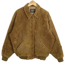 Blouson En Cuir Touché Daim