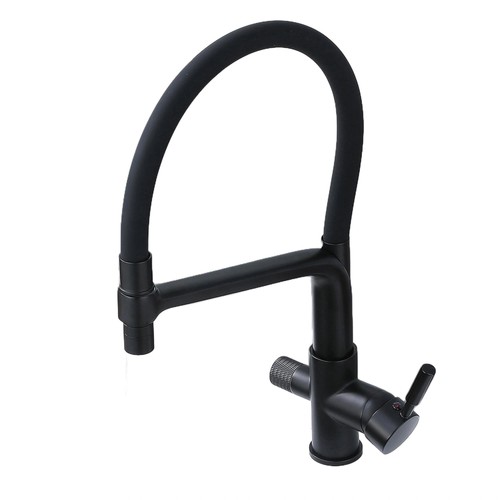 Robinet voies cuisine - 3, noir