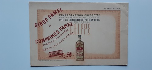 Buvard vintage sirop - vintage,