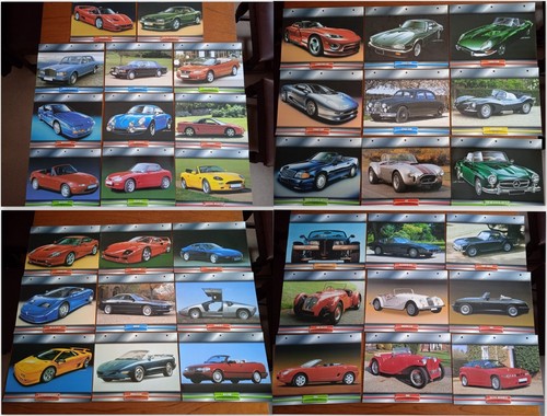 Lot fiches automobiles - fiches,