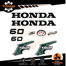 Kit d'autocollants pour moteur hors-bord Honda 60 Ch Four Stroke - B