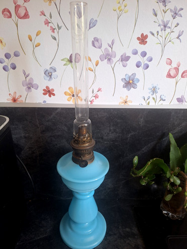 Ancienne lampe pétrole en - lampe,