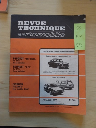 Revue technique citroen - revue,