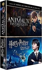 Coffret Harry Potter à l'école des Sorciers + Les Animaux Fantastiques – DV
