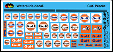Decals Decalcomanie GULF racing  1/43 1/32 1/24 1/8 Water slide gasoline scalex