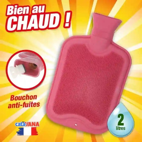 Bouillotte eau caoutchouc - bouillotte,