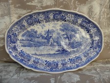 Villeroy Boch Burgenland, large oval dish, blue 46cmx29.5cm perfect condition