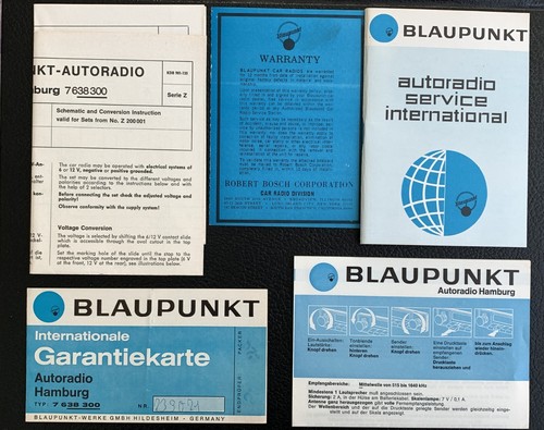 1968 blaupunkt autoradio - 1968,
