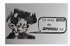 Postcard QSL Radio Amateur Suisse Spirou 68 (41765)