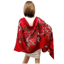 Élégante Écharpe Rouge