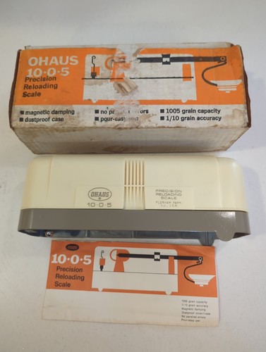 Ohaus model reloading - ohaus, 10-0-5