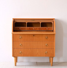MidCentury Scandinavian Secretaire with Desk, Vintage Scandinavian Design, 60s